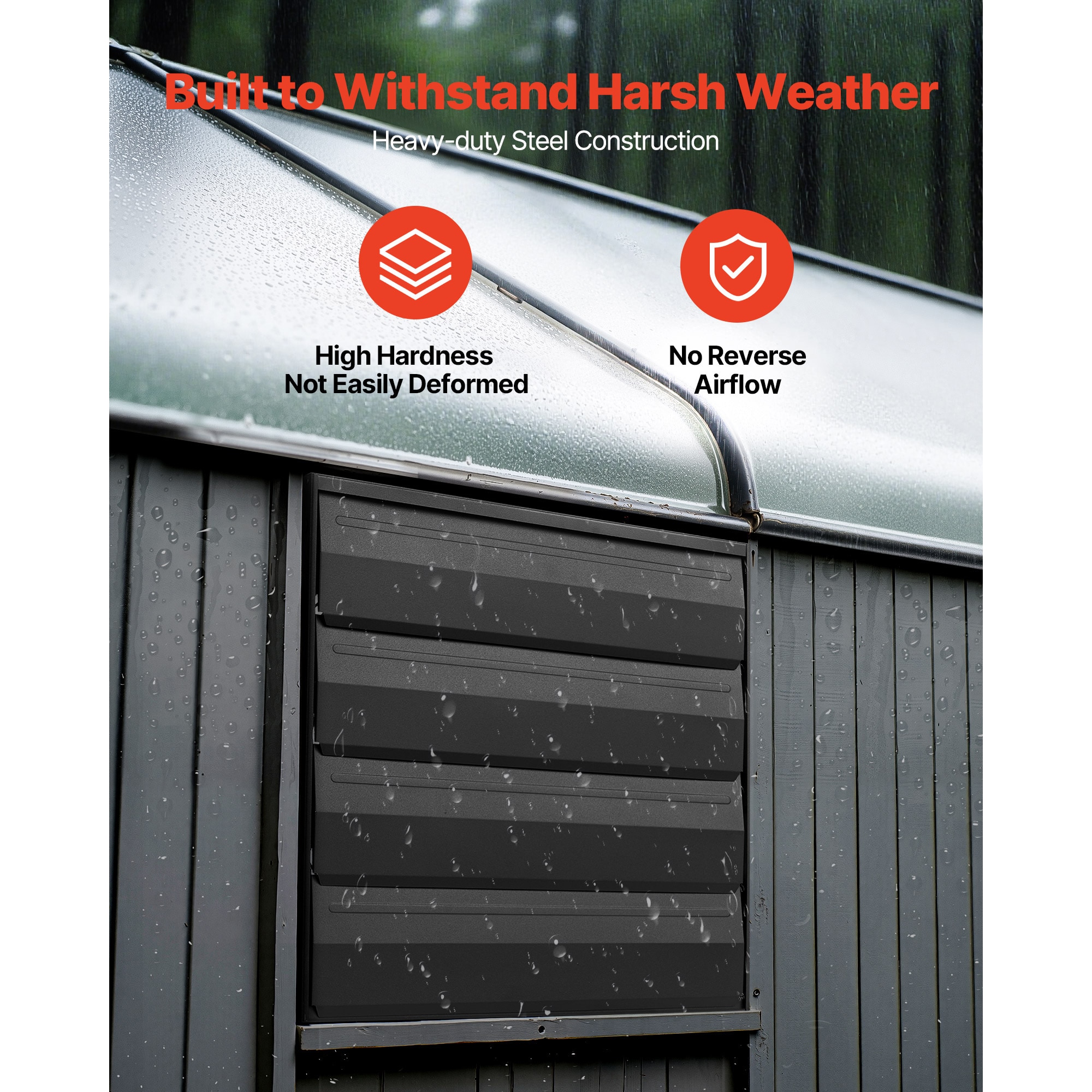 Wall Mounted Shutter Exhaust Fan With Smart Variable Speed Control_voghion.com